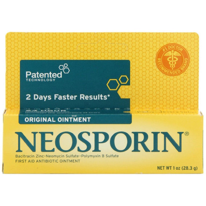 Neosporin Ointment, Triple Antibiotic, Original, No Sting 1 Oz by Pasteur Pharmacy