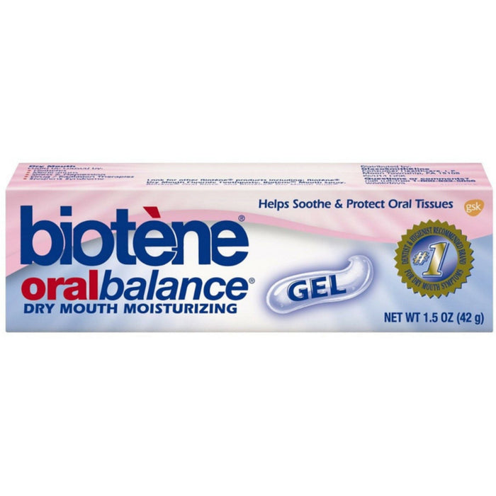 Biotene Oral Balance Moisturizing Gel And Dry Mouth Gel, Flavor Free 1.5 Oz by Pasteur Pharmacy
