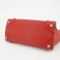 Celine Grained Calfskin Red Phantom Luggage Bag #5377 by Bolt Boutique