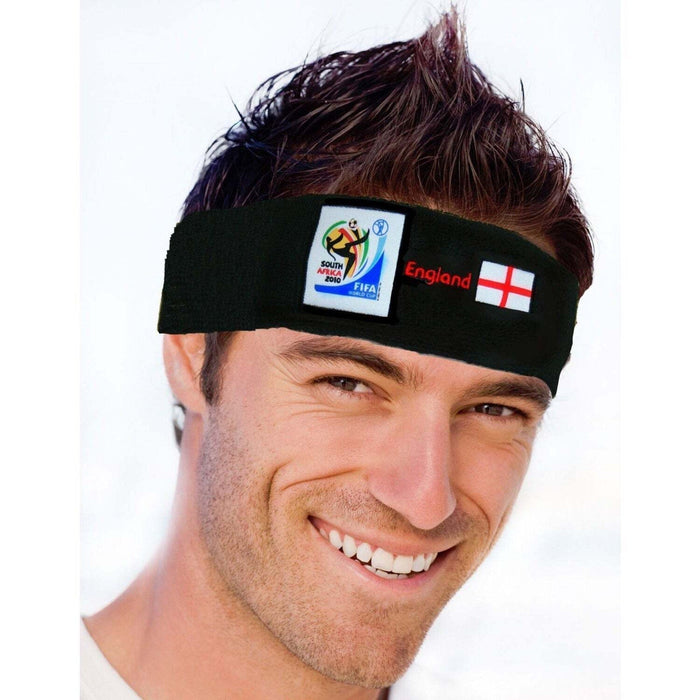 England World Cup Soccer Headband – Official FIFA Licensed Retro Fan Gear by Price Is Right Miami