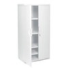 Iceberg Rough n Ready Storage Cabinet, Four-Shelf, 36 x 22 x 72, Platinum