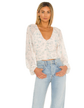 Free People Womens Final Rose Blouse by Vanessa Jane