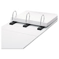 find It Gapless Loop Ring View Binder, 3 Rings, 4" Capacity, 11 x 8.5, White