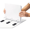 find It Gapless Loop Ring View Binder, 3 Rings, 5" Capacity, 11 x 8.5, White