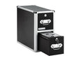 Vaultz Two-Drawer CD File Cabinet, Holds 330 Folders or 120 Slim/60 Standard Cases, Black