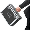 Vaultz Locking File Chest, Letter Files, 13.75" x 7.25" x 12.25", Black