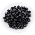 Weebee 200Pcs Glass Pearl Beads Loose Spacer Round Czech, Jet Black/ 4mm by Vanessa Jane