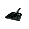 Impact Heavy-Duty Commercial Dust Pan, 16 x 15.5, 5.38" Handle, 20-Gauge Steel, Black