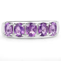 1.70 Carat Genuine Amethyst .925 Sterling Silver Ring by Bids.com