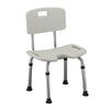 Nova Bath Seat With Back - White