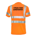 Four Languages - Reflective Safety T-Shirt by Armed American Supply