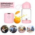 550ML USB Portable Mixer Rechargeable Juicer Fruit Blender Juicer Shaker Bottle by DailySale