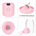 550ML USB Portable Mixer Rechargeable Juicer Fruit Blender Juicer Shaker Bottle by DailySale