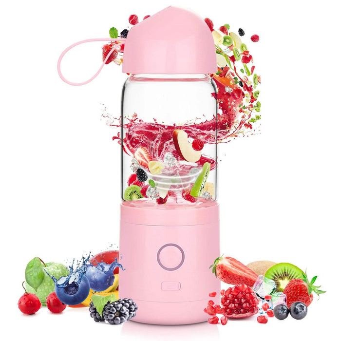 550ML USB Portable Mixer Rechargeable Juicer Fruit Blender Juicer Shaker Bottle by DailySale