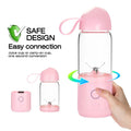 550ML USB Portable Mixer Rechargeable Juicer Fruit Blender Juicer Shaker Bottle by DailySale