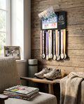 Running Medal Hanger & Bib Display Board with Chalkboard | BLAUBECK Wall Holder by BLAUBECK