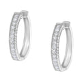 10KT White Gold Diamond Hoop Earring (1.00 cttw, H-I Color, I1-I2 Clarity) by Bids.com