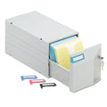 Innovera CD/DVD Storage Drawer, Holds 150 Discs, Light Gray