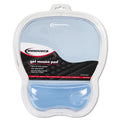 Innovera Mouse Pad with Gel Wrist Rest, 8.25 x 9.62, Blue