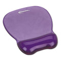 Innovera Mouse Pad with Gel Wrist Rest, 8.25 x 9.62, Purple
