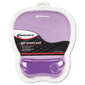 Innovera Mouse Pad with Gel Wrist Rest, 8.25 x 9.62, Purple