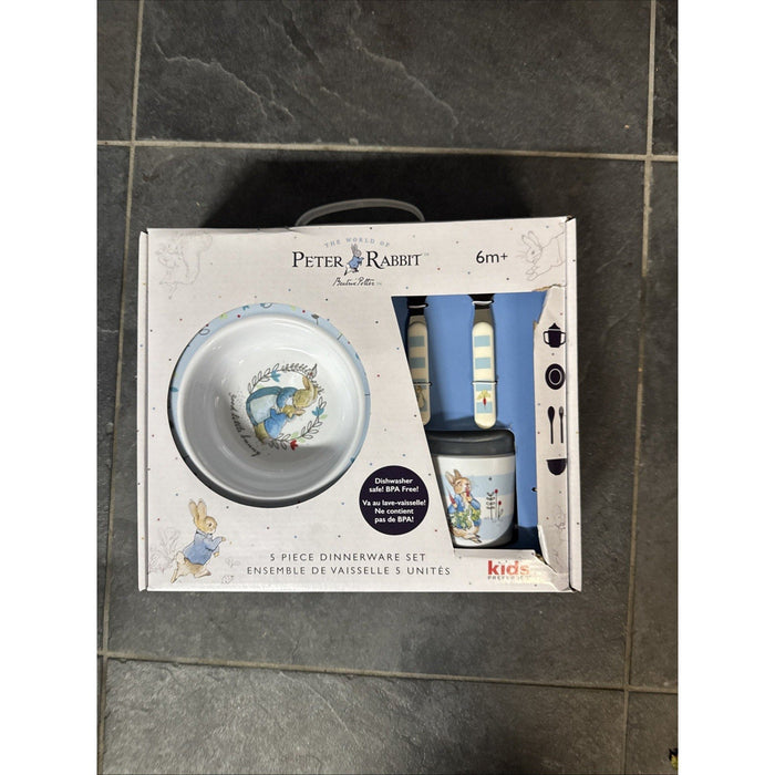Beatrix Potter Peter Rabbit 5 Piece Kids Dinnerware Set by Price Is Right Miami