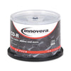 Innovera CD-R Recordable Disc, 700 MB/80 min, 52x, Spindle, Silver, 50/Pack