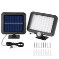 56 LEDs Outdoor Solar Security Flood Light by DailySale