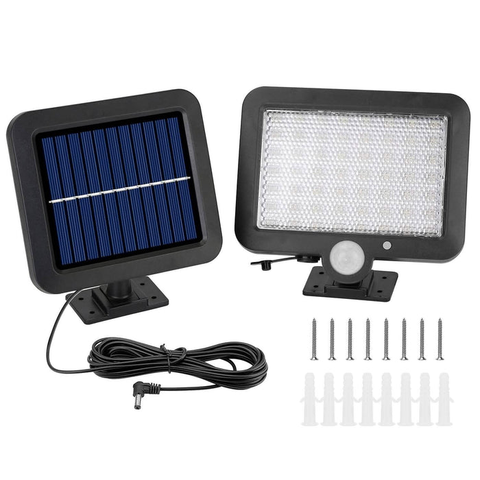 56 LEDs Outdoor Solar Security Flood Light by DailySale