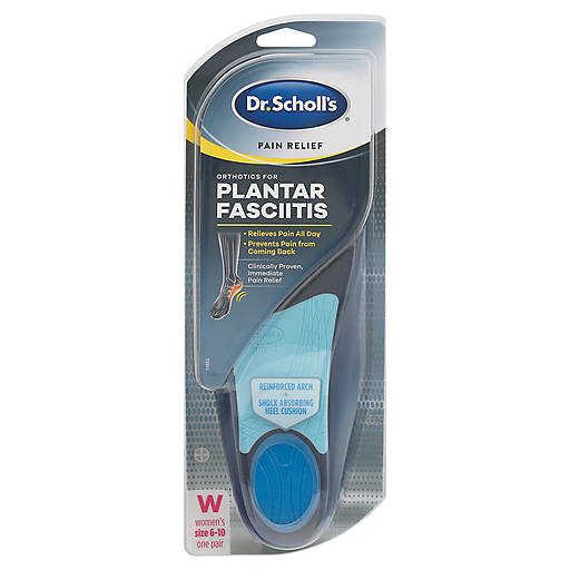 Dr. Scholl's Women's Pain Relief Orthotics Size 6 To 10, 1 PR, For Plantar Fasciitis by Pasteur Pharmacy