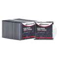Innovera CD/DVD Slim Jewel Cases, Clear/Black, 25/Pack