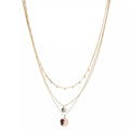 Style and Co Gold-Tone and Stone Layered Pendant Necklace by Vanessa Jane
