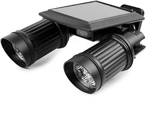 Solar Motion Sensor Twin Floodlight by DailySale