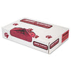 Jaguar Plastics Health Care Trash Can Liners, 45 gal, 1.3 mil, 40" x 46", Red, 100/Carton