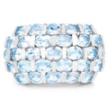5.51 Carat Genuine Blue Topaz .925 Sterling Silver Ring by Bids.com