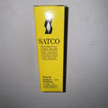 Satco S3279 Candelabra Base Bulbs 40W 120V Frosted Flame Tip by Price Is Right Miami