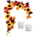 5.6ft Artificial Maple Leaf Garland Hanging Plant Vine by DailySale