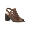 Womens Easy Street Erin Slingback, Brown Burnished, Size 8WW by Vanessa Jane