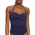 Anne Cole Twist-Front Ruched Tankini Top Women’s Swimsuit by Vanessa Jane
