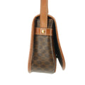 Celine Macadam Triomphe Brown Leather Mini Crossbody Bag #5754 by Bolt Boutique