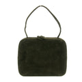 Chanel CC Square Greeen Suede Leather Vanity Bag #5757 by Bolt Boutique