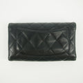 Chanel CC Matelasse Quilted Black Lambskin Wallet #5759 by Bolt Boutique