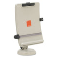 Kelly Computer Supply Copyholder with Curved Tray and Weighted Base, 75 Sheet Capacity, Plastic, Putty