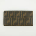 Fendi Monogram Canvas Brown Zucca Long Wallet #5766 by Bolt Boutique