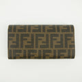 Fendi Monogram Canvas Brown Zucca Long Wallet #5766 by Bolt Boutique