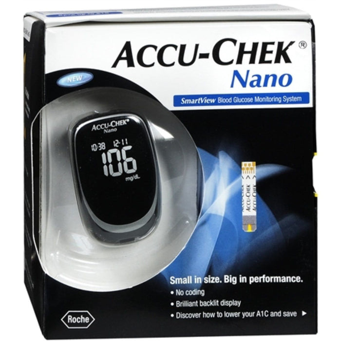 Accu Chek Nano Smartview Blood Glucose Monitoring System - 1 Kit by Pasteur Pharmacy