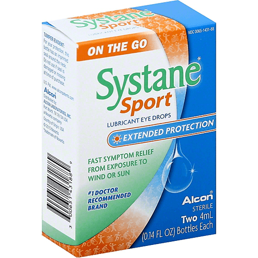 Systane Sport Lubricant Eye Drops Extended Protection On The Go by Pasteur Pharmacy