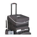 Rubbermaid Executive Quick Clean Janitorial Cart, Synthetic Fabric, 16 Compartments, 14.25" x 16.5" x 25", Dark Gray
