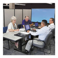 WorkFit-B Sit-Stand Base, Up to 88 lb, 42" x 26" x 32" to 51.5", Black
