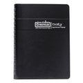 House of Doolittle Memo Size Daily Appointment Book with 15-Minute Schedule, 8 x 5, Black Cover, 12-Month (Jan to Dec): 2023